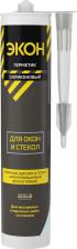 Герметик ЭКОН Герметик силиконовый Хенкель для окон и стекол, 280 мл, белый