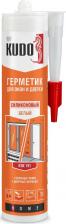 Герметик Kudo Герметик силиконовый для окон и дверей "KSK 191", 280 мл, белый
