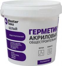 Герметик MasterTeks Герметик акриловый PM общестроительный, белый 0,9 кг