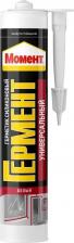 Герметик Момент Универсальный силиконовый герметик Силиконовый универсальный герметик ГЕРМЕНТ белый 280 мл 2048977