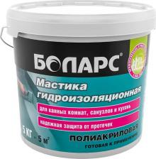 Гидроизоляция Боларс Мастика гидроизоляционная полиакриловая 5 кг