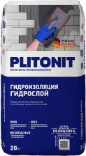 Гидроизоляция Plitonit Гидроизоляция ГидроСлой, жесткая обмазочная, 20 кг