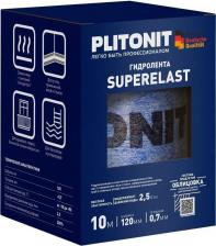 Гидроизоляция Plitonit Лента гидроизоляционная SuperElast 12 см 10 м