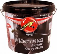Гидроизоляция POLI-R Акрил-битумная мастика 14496