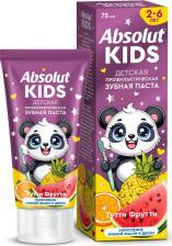 Зубная паста Absolut Паста kids зубная Тутти фрутти 75 г