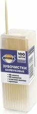 Зубочистки Aviora хоз/т_aviora_зубочистки бамбук.100 шт.в баночке 401-485 34C008