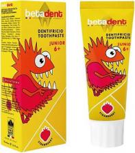 Зубная паста Betadent Детская зубная паста гель Junior защита от кариеса, вкус Земляника, от 6 лет, с фтором, Бетадент, Италия, 75 мл