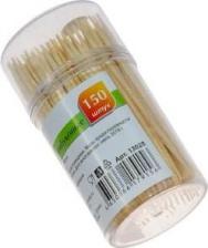 Зубочистки EuroHouse Бамбуковые зубочистки в пластиковой банке, 150 шт. 13028