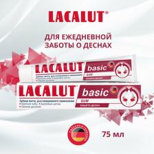 Зубная паста Lacalut Зубная паста Basic Gum для защиты десен, 75 мл (Зубные пасты)