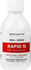 Ополаскиватель полости рта Montcarotte Ополаскиватель Rapid15 Красный грейпфрут, 200 мл, грейпфрут, белый