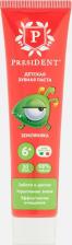 Зубная паста President Зубная паста детская 6+ Земляника, 43 г