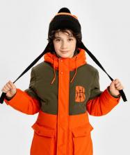 Головной убор Button Blue Шапка бини с ушками утепленная мультицвет, 52, 224BBBMX7313