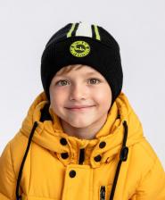 Головной убор Button Blue Шапка детская 223BBBX73370805, черный, 54