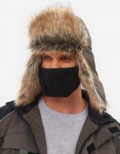 Головной убор Huntsman Шапка ушанка мужская 116010420689 хаки, р.56-58