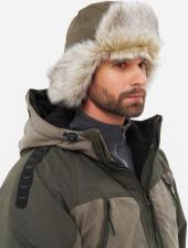Головной убор Huntsman Шапка ушанка мужская 116122422238 хаки, р.56-58