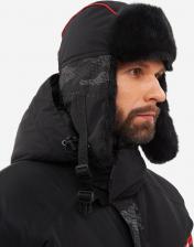 Головной убор Huntsman Шапка ушанка мужская 1478047219 черная, р.56-58