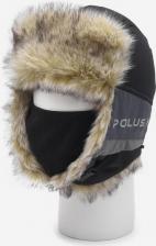 Головной убор Huntsman Шапка ушанка мужская 1547849298 серая/черная, р.56-58