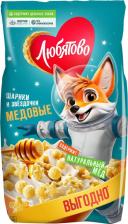 Готовый завтрак Любятово Медовые шарики и звездочки, 420 г