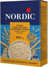 Готовый завтрак Nordic Хлопья 4 вида зерновых с овсяными отрубями, 500 г