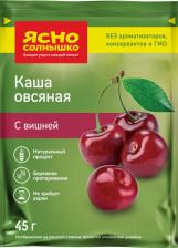 Готовый завтрак Ясно солнышко Каша овсяная с вишней б/п 45г