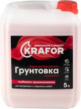 Грунтовка Krafor Грунтовка 585 бесцв. 5л