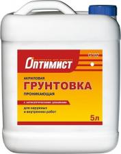 Грунтовка Оптимист Проникающая акриловая грунтовка для наружных и внутренних работ G102 4607067840059