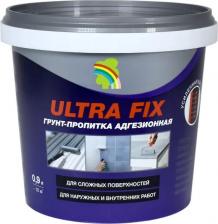Грунтовка Радуга Грунт-пропитка адгезионная Ultra Fix прозрачный 0.9 л