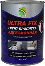 Грунтовка Радуга Грунт-пропитка для сухих и влажных помещений Ultra Fix прозрачный 0.9 л