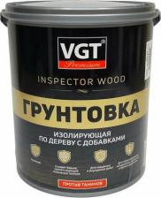 Грунтовка VGT Грунтовка PREMIUM INSPECTOR WOOD изолирующая по дереву с добавками против танинов 12кг