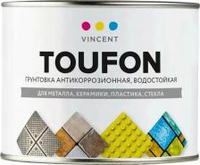 Грунтовка Vincent Грунтовка антикоррозионная водостойкая для металла, пластика, керамики, стекла Toufon (1л)
