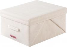 Коробка Casy Home Короб с крышкой For Professionals 50x44x28см, молочный