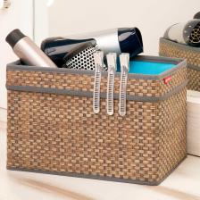 Корзина Casy Home Корзина для хранения с ручками 28x18x18см, цвет синий