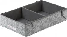 Ящик Casy Home Ящик с отделениями For Professionals 50x32x12см, серебряный
