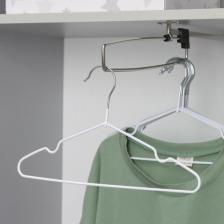 Вешалка Доляна Вешалка антискользящая детская металлическая с ПВХ покрытием, 10 шт, 29,5x17 см, цвет белый