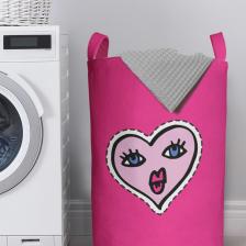 Корзина JoyArty Корзина для белья в ванную органайзер Сердце 60x40 см