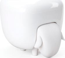 Держатель Qualy Контейнер для хранения вещей QL10227-WH-WH