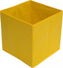 Коробка Рыжий Кот Раскладной короб с ручкой 28x28x28 см, желтый 312631
