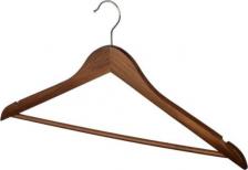 Вешалка Рыжий Кот Вешалка с перекладиной предназначена для удобного хранения одежды, сохраняет вещи в идеальном состоянии. Цвет: темно-коричневый Размер: 45х23х1,2см