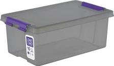Ящик Rox Box Ящик пластиковый универсальный 400х225х155 мм прозрачно-серый (28550)