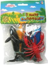 Игровой набор 1 Toy Набор морских животных "В мире животных", 6 штук