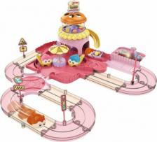 Игровой набор Fenfa Игровой набор "Город хомяков" Розовый хомяк и кафе со светом и звуком - 1619D