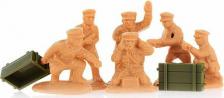 Игровой набор Форма Набор солдатиков Артиллеристы, 6 фигурок, 2 ящика (С-197-Ф)
