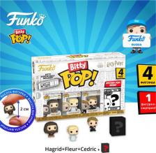 Игровой набор Funko Фигурка Bitty POP! Harry Potter GoF Hagrid+Fleur+Cedric+Mystery 4PK 83657