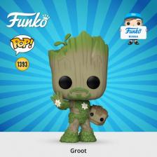 Игровой набор Funko Фигурка ! Bobble Marvel We Are Groot Groot as Iron Man 79516