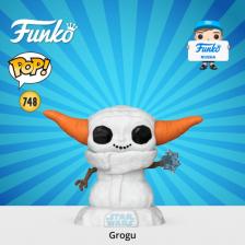 Игровой набор Funko Фигурка ! Bobble Star Wars Holiday Grogu Snowman (748) 80011