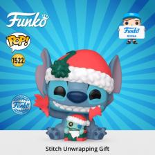 Игровой набор Funko Фигурка ! Disney Lilo & Stitch Stitch Unwrapping Gift