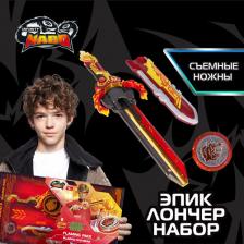 Игровой набор Infinity Nado Волчок Эпик Лончер Flaming Pack Blazing Bear