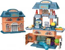 Игровой набор Junfa Toys Игровой набор Дом-трансформер Магазин
