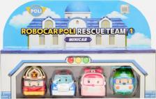 Игровой набор Robocar Poli Робокар Поли Игровой набор из 4 машинок мини MRT-760