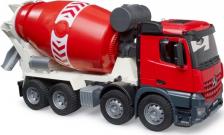 Спецтехника Bruder Игрушечная машинка Бетономешалка Mercedes-Benz Arocs красная